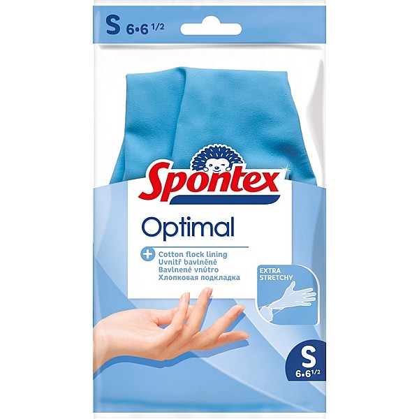 LATEX GLOVES SPONTEX OPTIMAL S