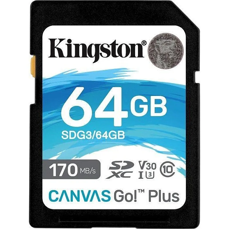 KORTELĖ ATMINT SDXC KINGSTON SDG3/64GB