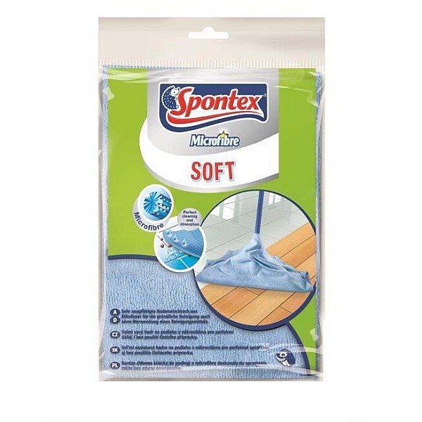 Mikropluošto grindų šluostė Spontex Soft. 1 vnt.