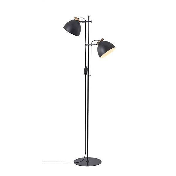 FLOOR LAMP 18X150CM 2XG9 BLACK COLOR