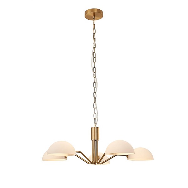 PENDANT LAMP 5XG9 50X120CM COPPE