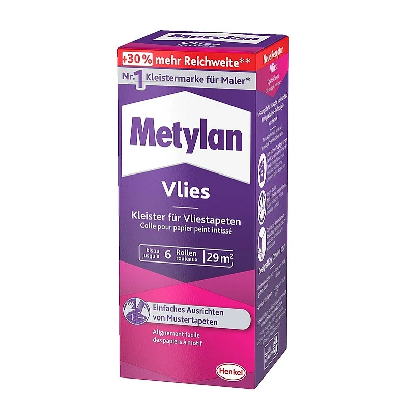 WALLPAPER GLUE METYLAN VLIES/FLEECE 180G
