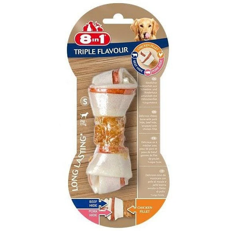 Gardums suņiem 8in1 Triple Flavour S. 0.035 kg