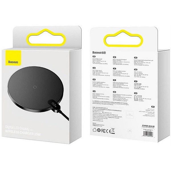 BASEUS GEN 2 WIRELESS CHARGER 15W BLACK