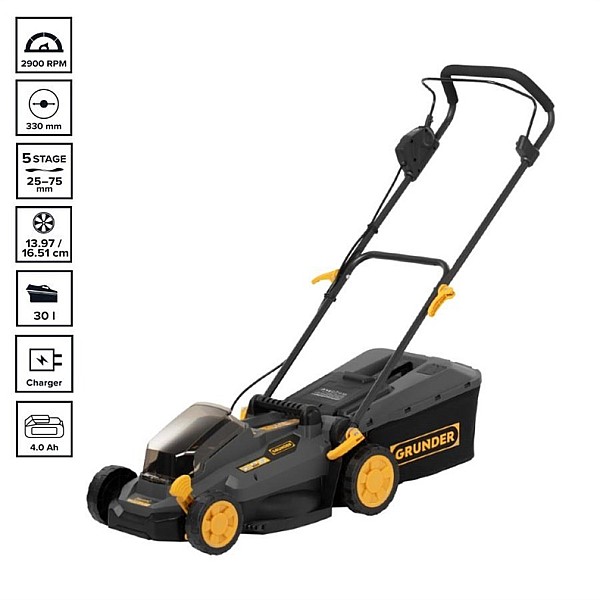 CORDLESS LAWNMOW SF8A110JW 18V 33CM4AHBL