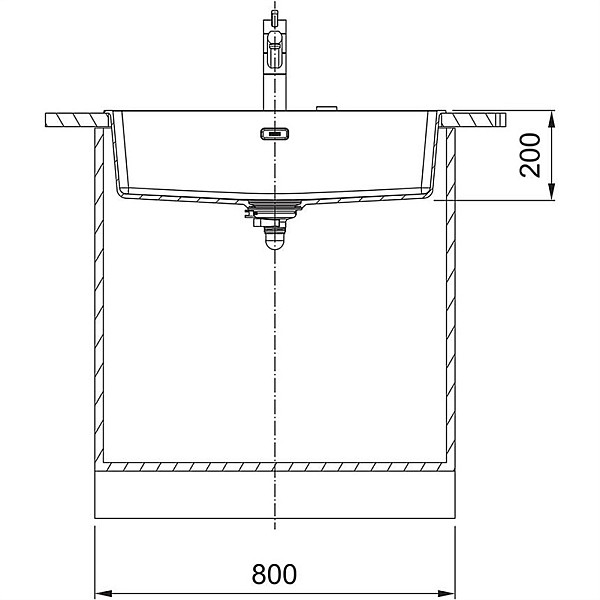 SINK MRG 210/110-72 3 1/2 BSW ND HOF NTH