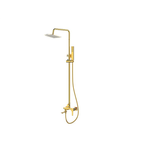 SHOWER COLUMN GLAMOUR WITH MIXER.  GOLD