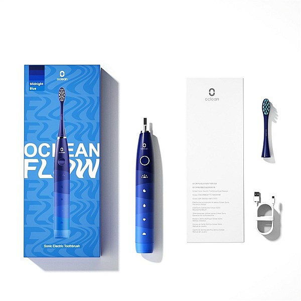 ELECTRIC TOOTHBRUSH FLOW WHITE OCLEAN