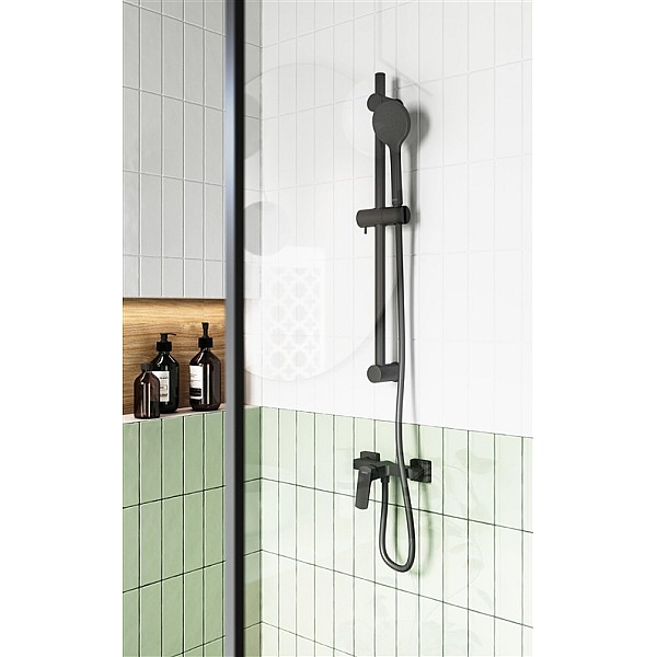 SHOWER SET PHILA N375BL-B BLACK