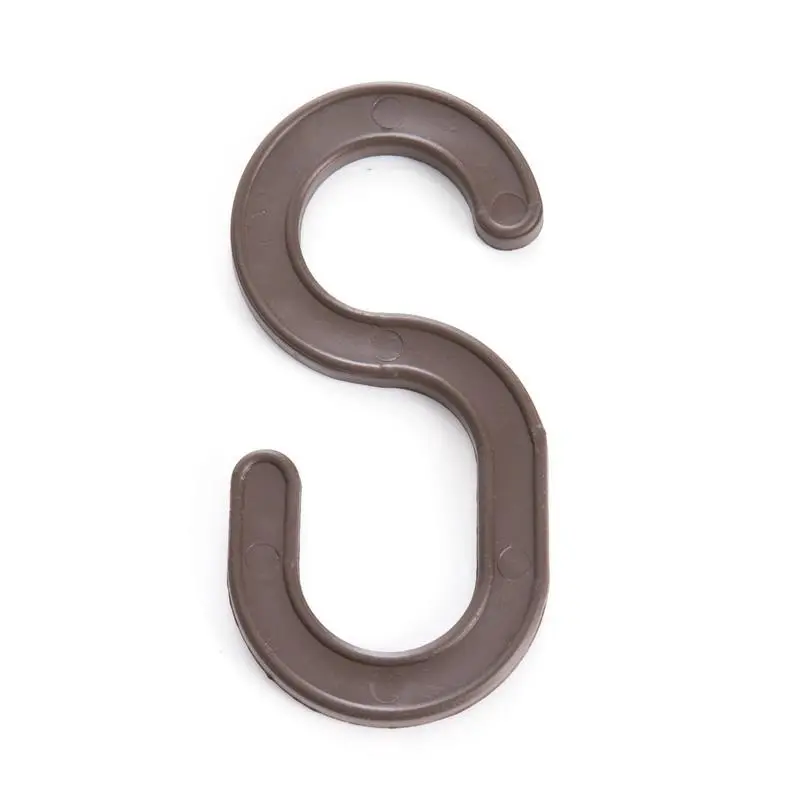 SHAPED BROWN HOOKS FOR CLOTHES