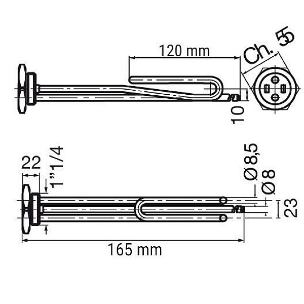 HEATING ELEMENT 413 1.5 KW V