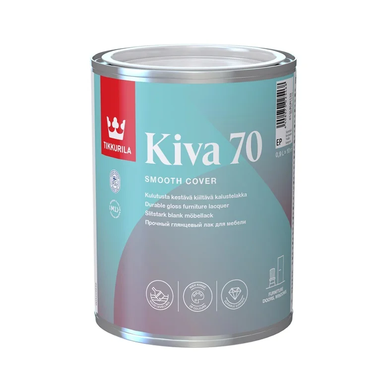 Lakas Tikkurila Kiva 70. blizgus. 0.9 l