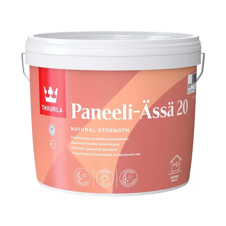 Lakas Tikkurila Paneeli Assa 20 EP. pusiau matinis. 2.7 l