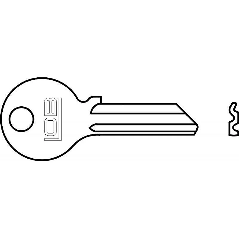 Raktų ruošinys Lob AD100. 1 vnt. Raktų ruošinys Lob AD100. 1 vnt.