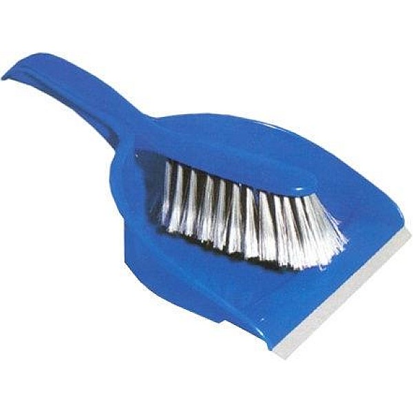 York 6205 Dust Pan With Rubber Lip And Brush 000050100740