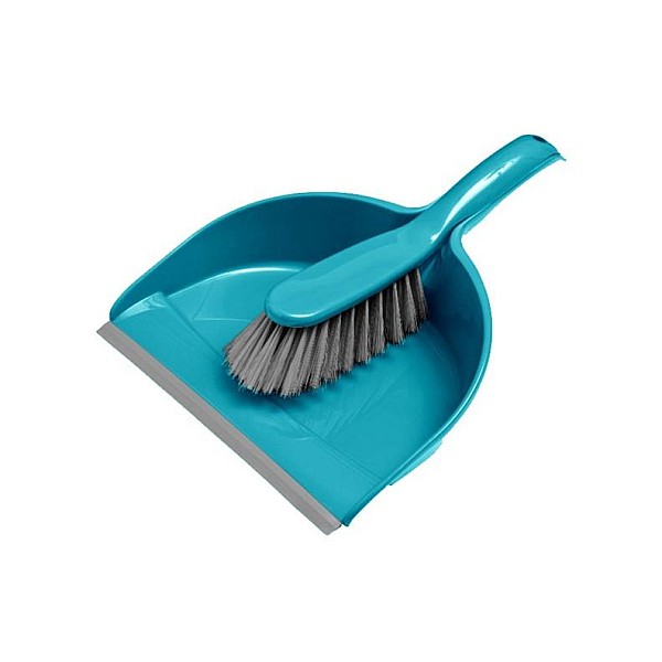 York 6205 Dust Pan With Rubber Lip And Brush 000050100740