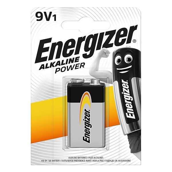 BATTERY ENERGIZER BASE 9V ALK. B1