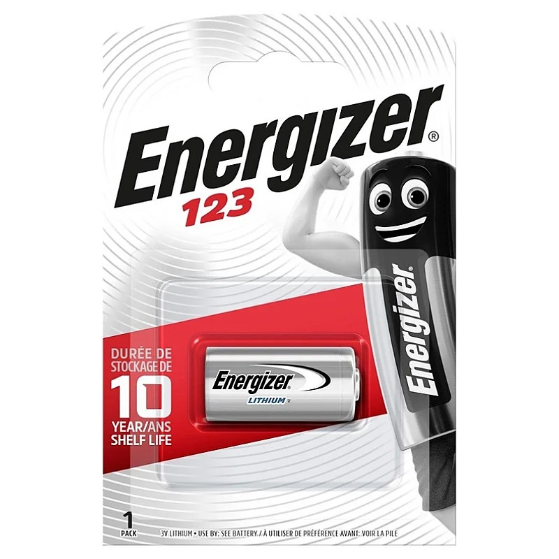 ELEMENTAI FOTO ENERGIZER 123 1PCE ELEMENTAI FOTO ENERGIZER 123 1PCE