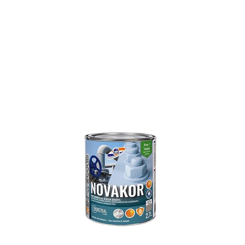 NOVAKOR ALKYD PRIMER L.GREY(2.7L)
