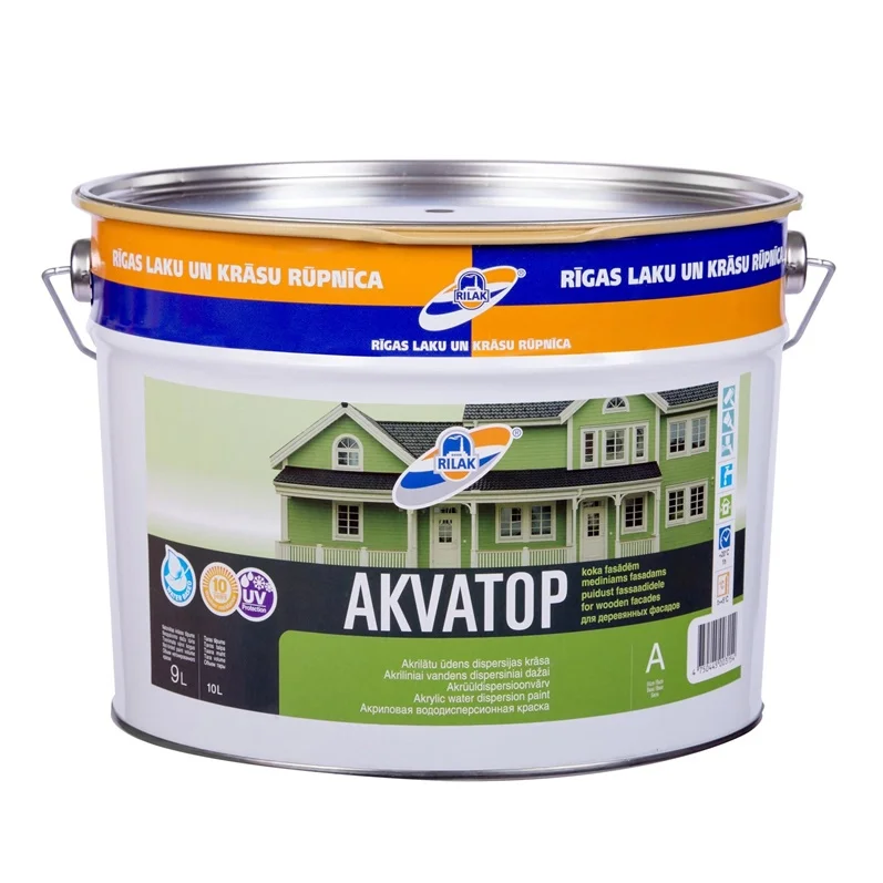 ULKOMAALI AKRYL AKVATOP A-VALKOINEN 9L