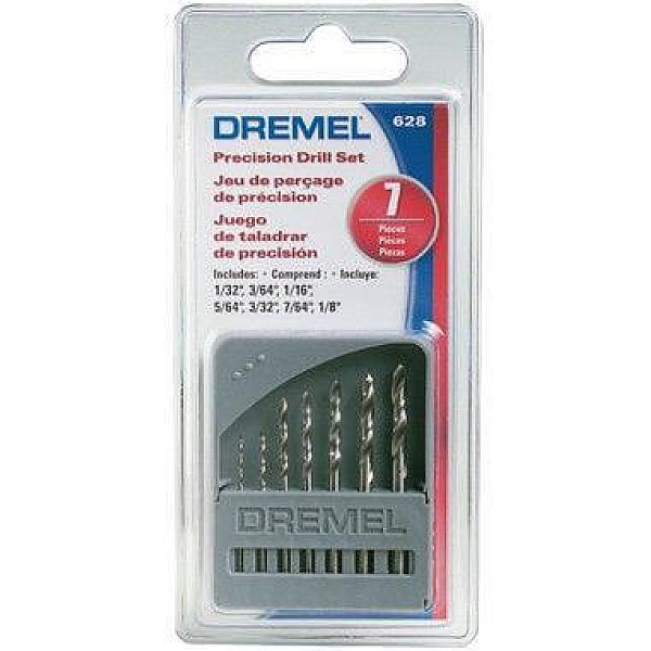 Grąžtų komplektas Dremel 628. 2615062832. 7 vnt