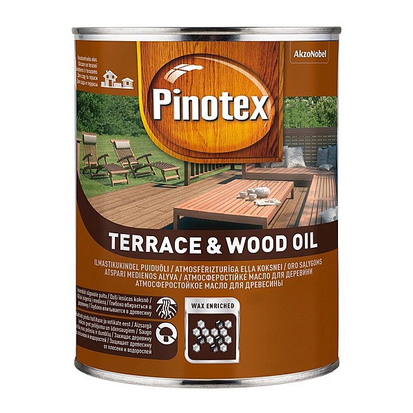 Alyva Pinotex Wood Oil. bespalvė. 1 l