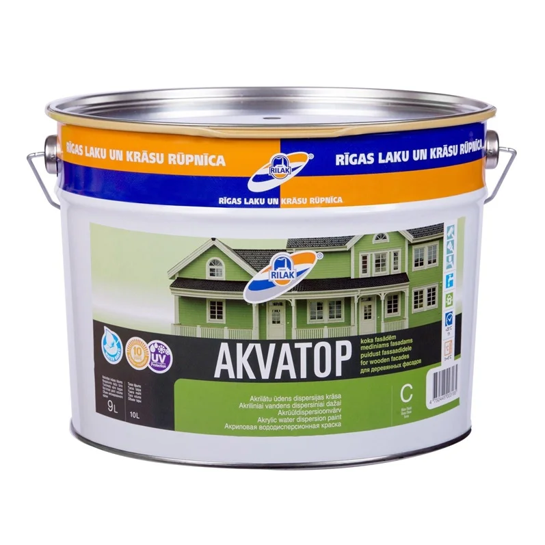 WOODEN FACADE PAINT AKVATOP C 9 L