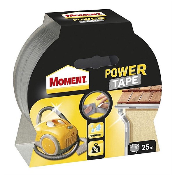 MOMENT POWER TAPE 25M SILVER