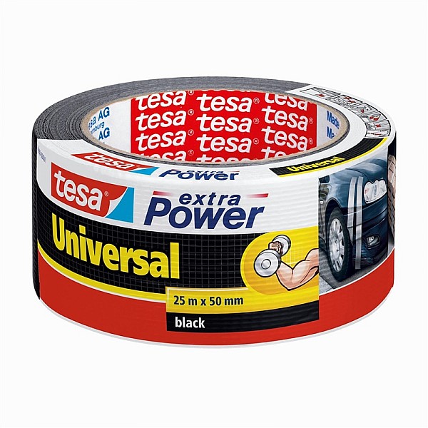 DUCT TAPE EXTRA POWER 25MX50MM BLACK