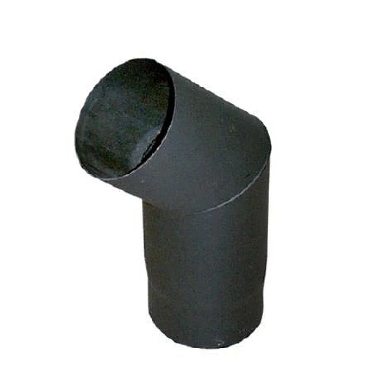 Dūmtraukio alkūnė ABX. 130 mm. 1.5 mm. 45° Dūmtraukio alkūnė ABX. 130 mm. 1.5 mm. 45°