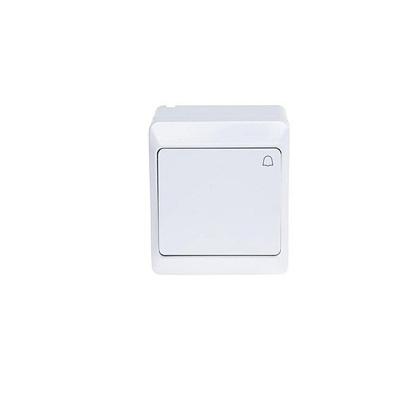 BELL SWITCH HERMES WHITE IP44 0337-02