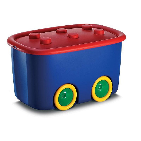 STORAGE BOX KIS FUNNY BOX BLUE-RED