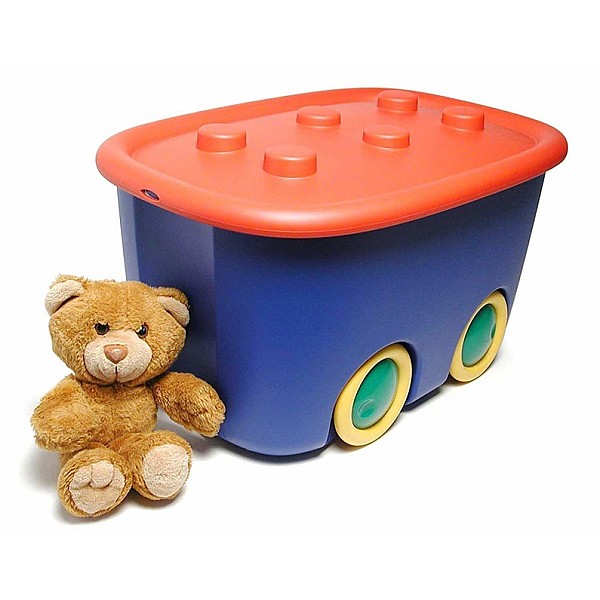 STORAGE BOX KIS FUNNY BOX BLUE-RED