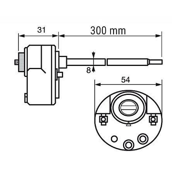 Dvigubo saugumo termostatas GNALI BOCIA WE510