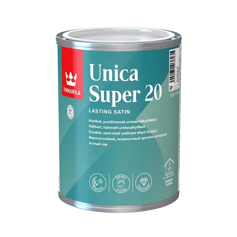 LACQ UNICA SUPER 20 S-GL TIKKURILA 0.9L