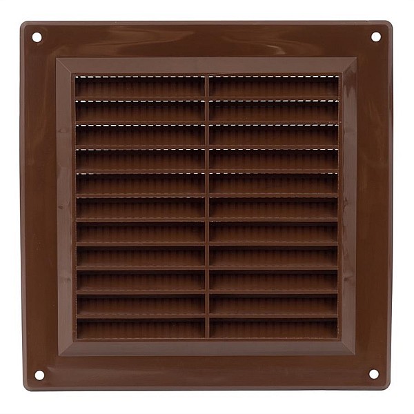 GRILLE VENTILATION 150X150. BROWN