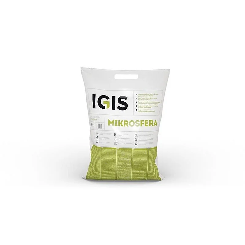 Smalkgraudaina špaktele Igis Mikrosfera. balta. 15L