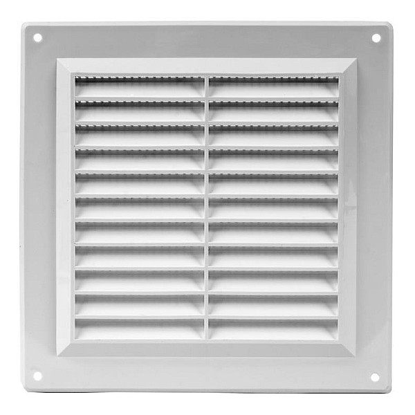 GRILLE VENTILATION 150X150. WHITE