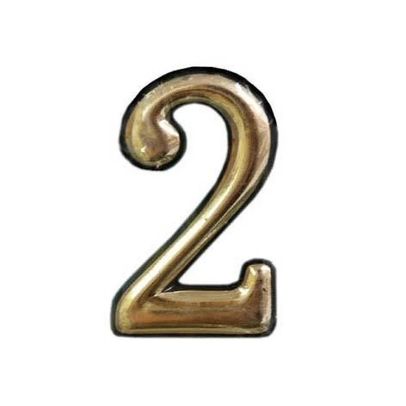 DOOR NUMBERGOLD 2 PLASTM