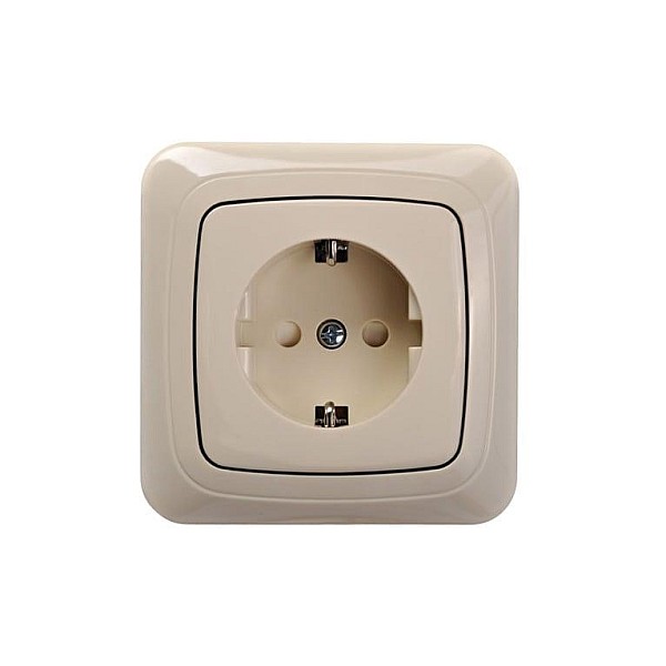 SOCKET SINGLE BEIGE LIREGUS