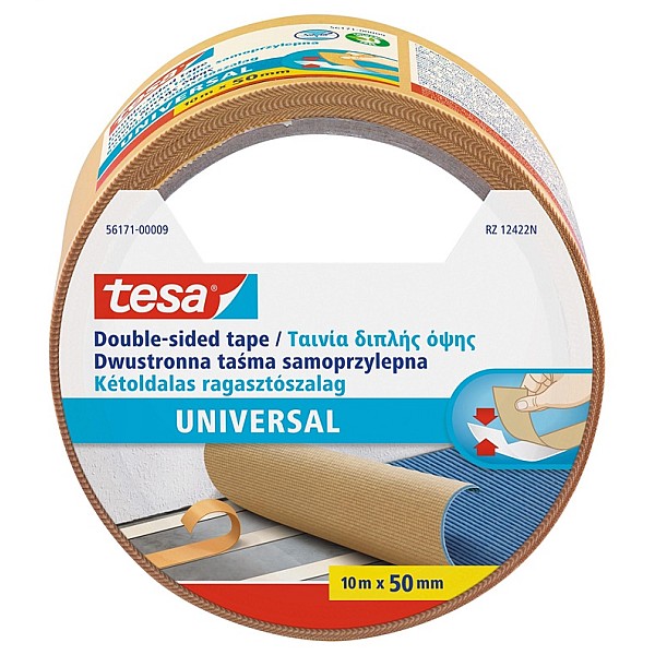 DOUBLE SIDED TAPE UNIVERSAL 10MX50MM