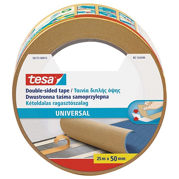 DOUBLE SIDED TAPE UNIVERSAL 25MX50MM