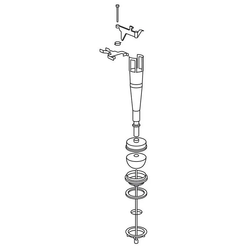 Vandens nuleidimo mechanizmas Gustavsberg