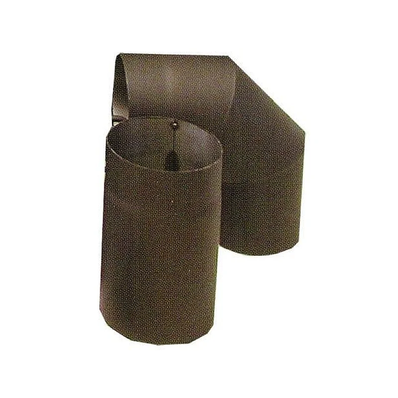 Dūmtraukio alkūnė ABX. 200 mm. 1.5 mm. 45°