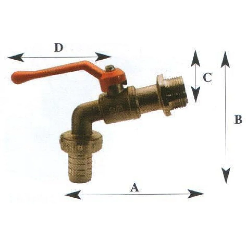 Dārzs pieskarieties 3/4" Dārzs pieskarieties 3/4"