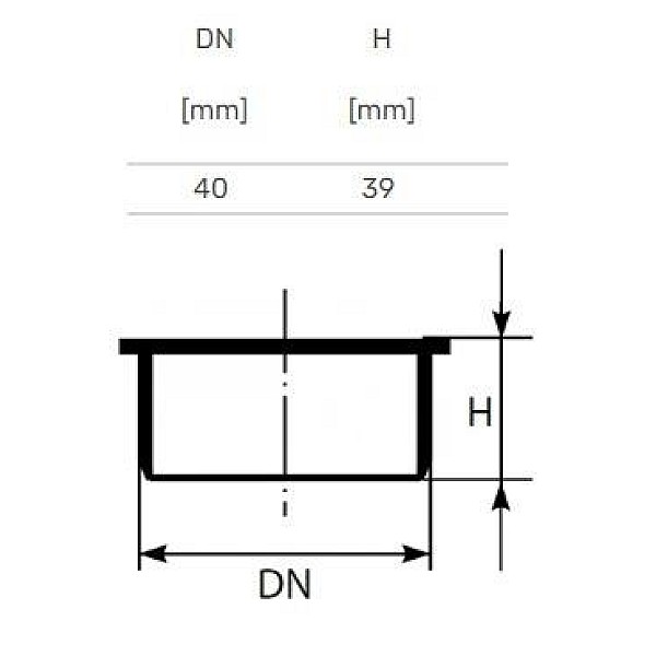 CAP DIAMETER – 40 MM