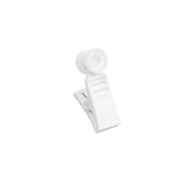 CLIPS FOR RAIL PLASTIC WHITE (30)