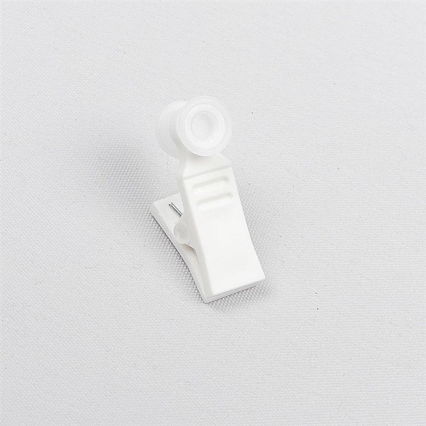 CLIPS FOR RAIL PLASTIC WHITE (30)