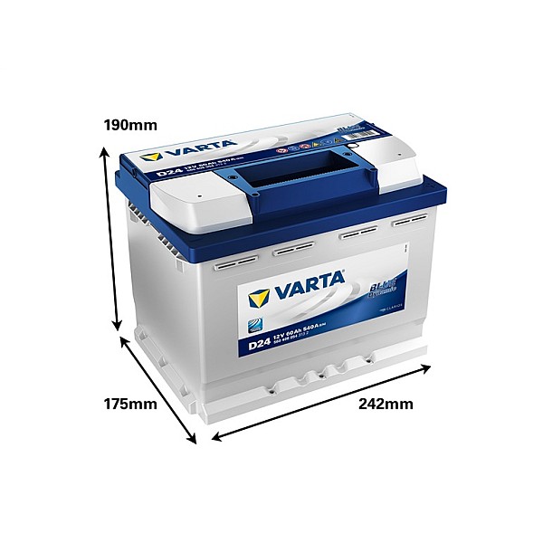 BATTERY VARTA BD 560408054 D24 60AH/540A