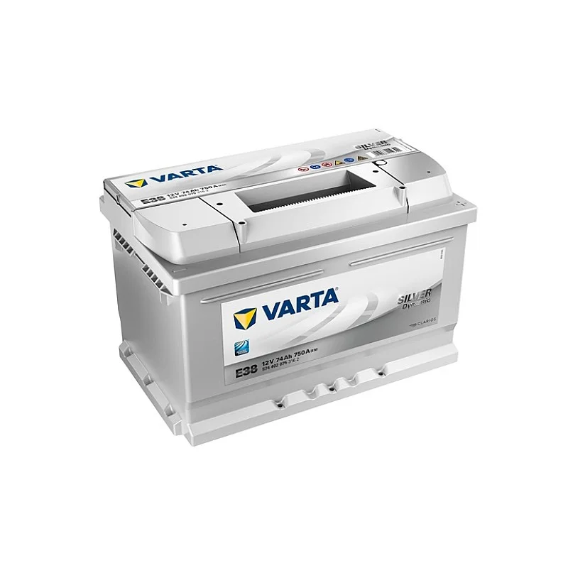 AKUMULATORS VARTA SD E38 74AH/750A